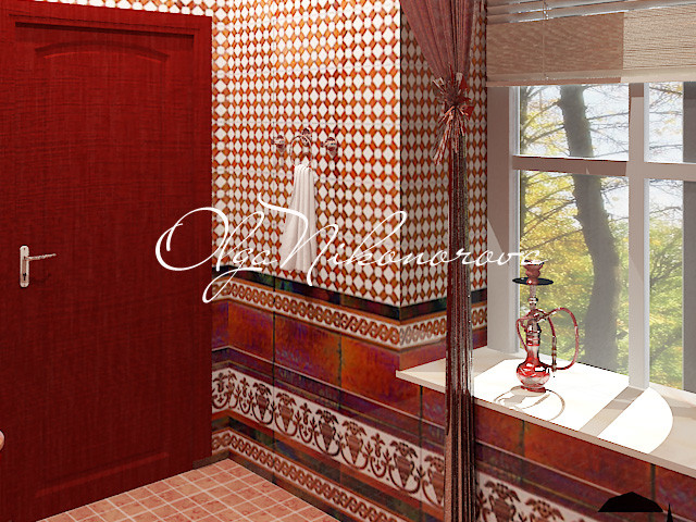 Санузел в восточном стиле