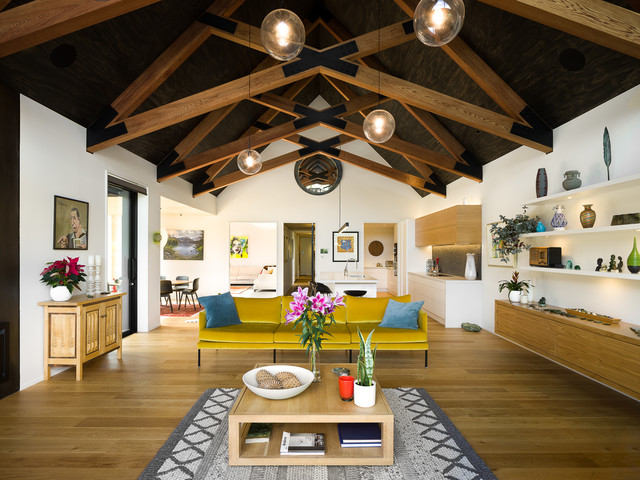 25 Queens rustik-vardagsrum