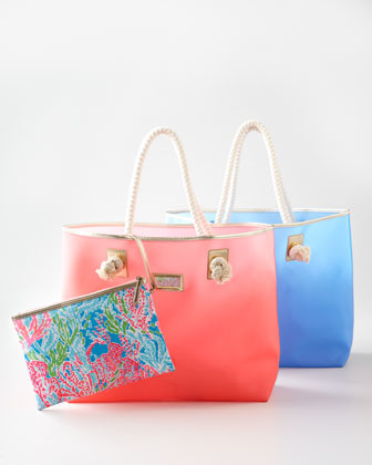 Lilly Pulitzer "Shoreline" Tote with Wristlet