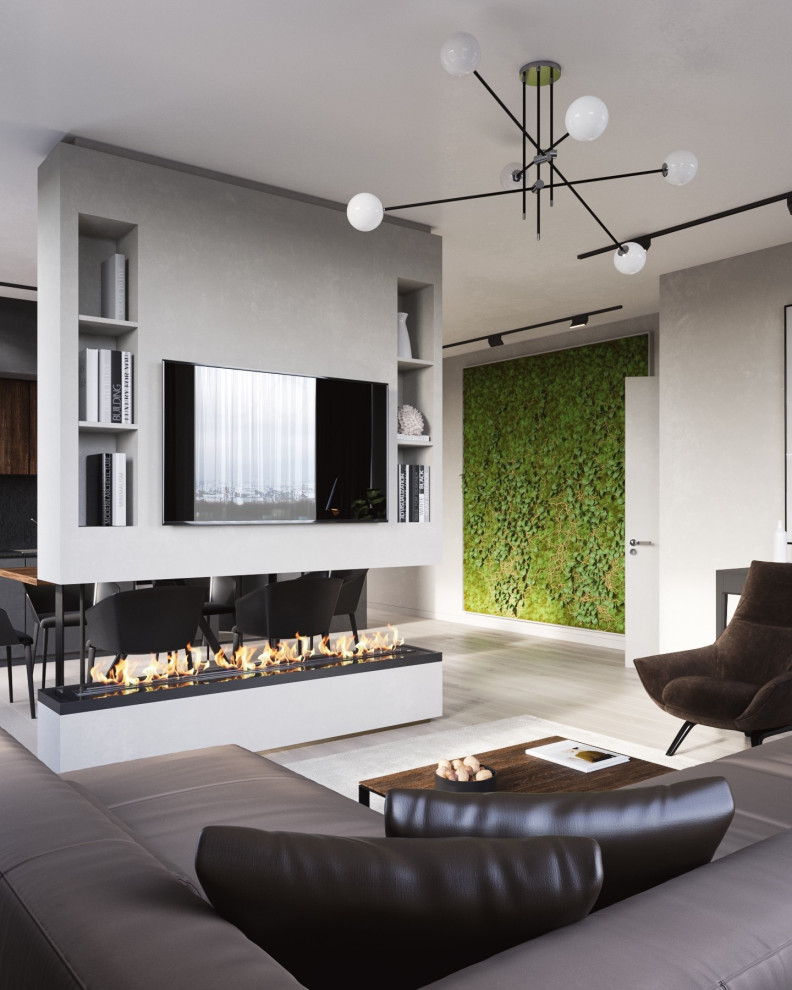 Кухня-гостиная. ЖК Среда