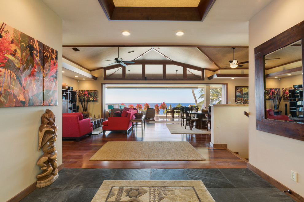 Tropical Entry Foyer in Waimea, HI Tropical Entry Hawaii by