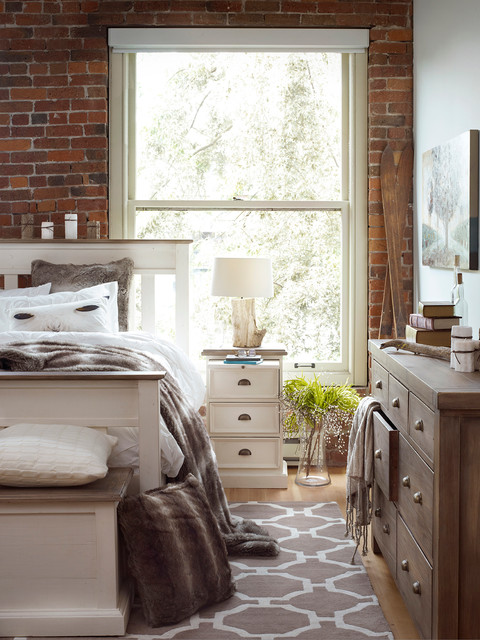 Modern Country Bedroom - Contemporary - Bedroom - other ...