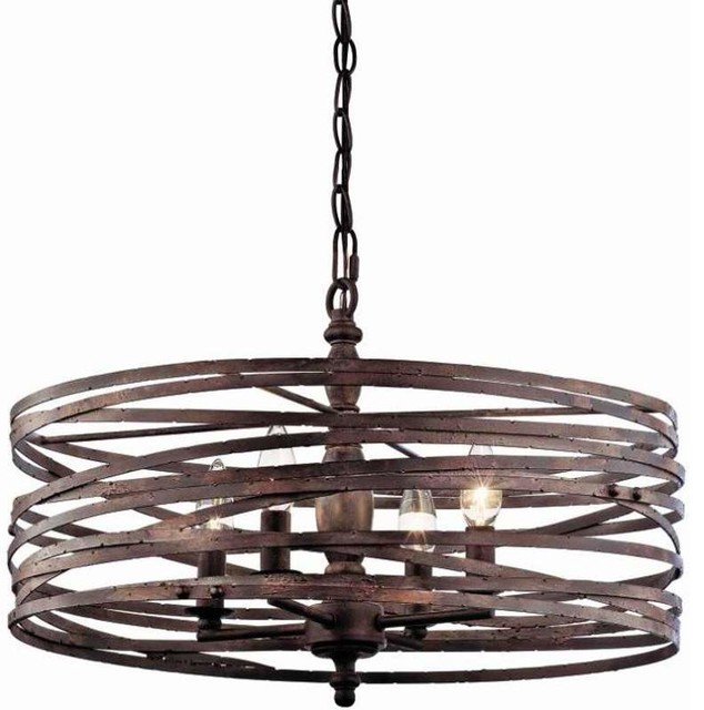 Miseno Mlit143977rt Pasco 4 Light Strap Cage Chandelier Pasco 4 Light Strap Cage Chandelier Weathered Iron Contemporary Chandeliers