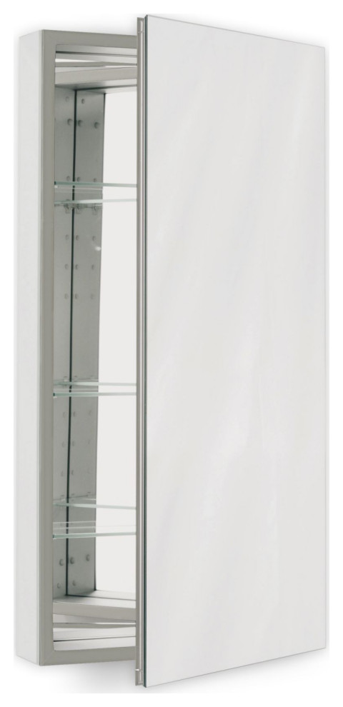 Robern PLM2430G PL 23-1/4" x 30" Single Door Medicine Cabinet - Classic Gray
