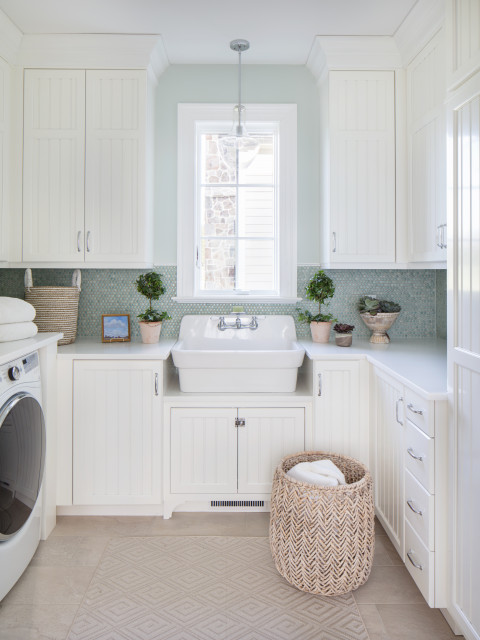 Beach Style Laundry Room stile-marinaro-lavanderia