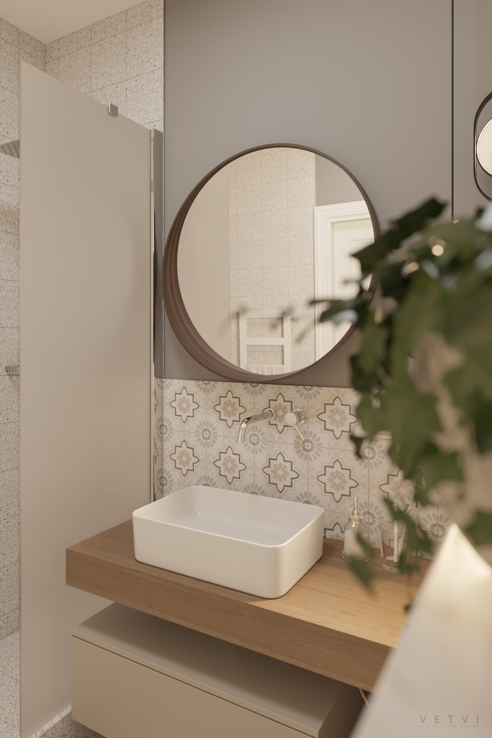 Квартира в Нижнем Новгороде с лесными акцентами | Площадь 42м²