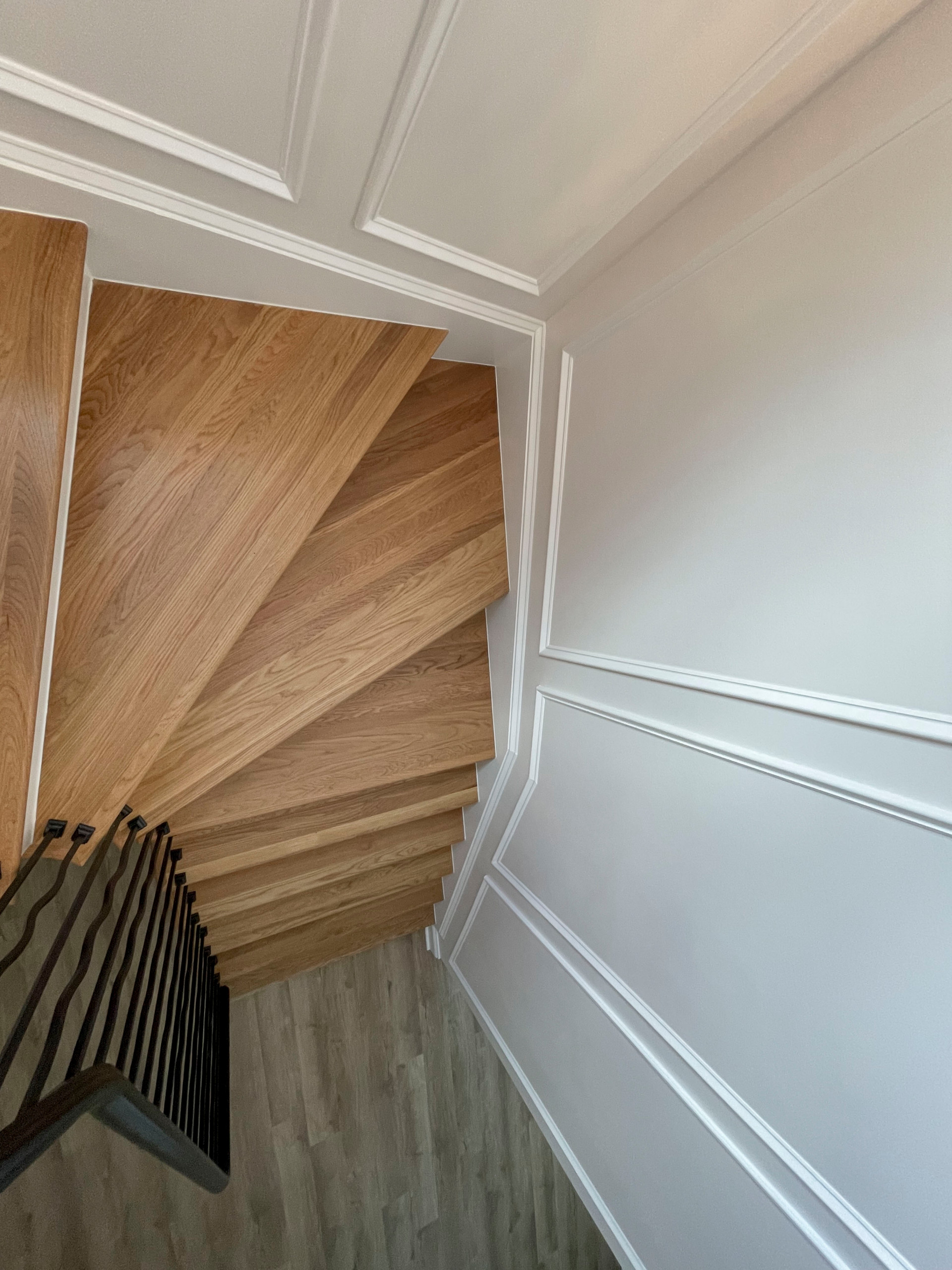 106_Modern Balustrade System Meets Traditional Winding Stairs, Aldie VA  20105