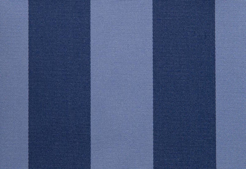 Chambray Blue Stripe Woven Outdoor Performance Upholstery Fabric