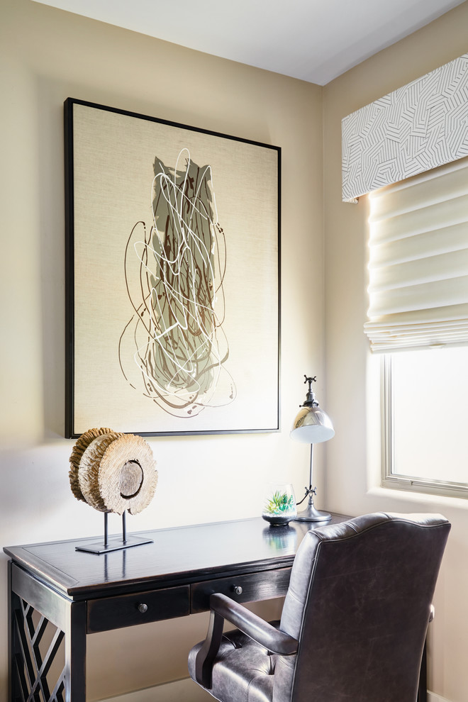 Inspiration for a transitional home design remodel in Phoenix