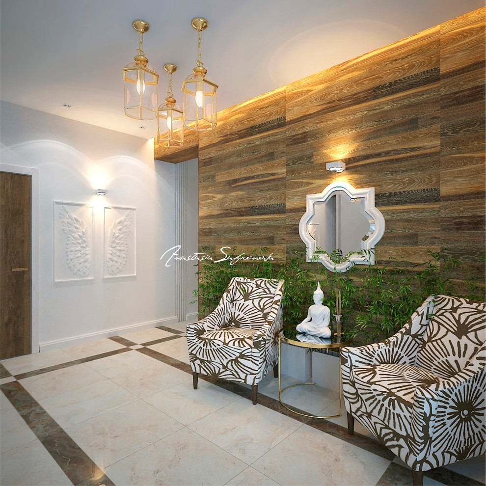 Дизайн интерьера первого этажа дома под Чебаркулем