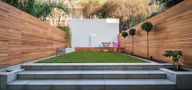 De Beauvoir House contemporary-garden