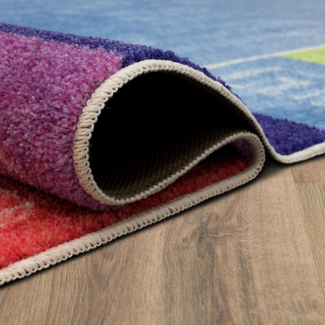 Alphabet Border Area Rug, 8' x 10' - Contemporary - Kids Rugs - by ...