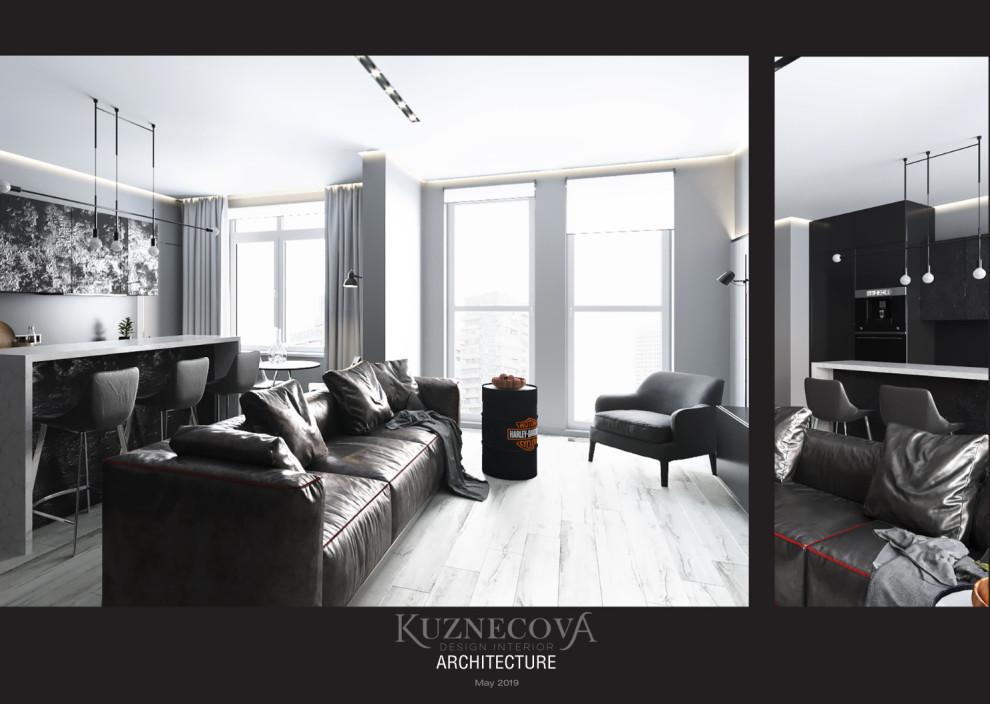 Дизайн проект квартиры 67 кв.м.