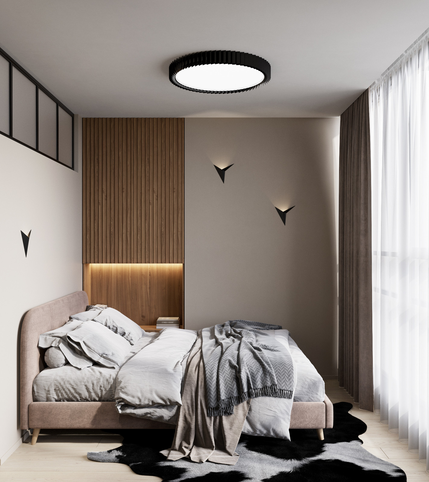 Мини двушка 43 м кв. со спальней на балконе