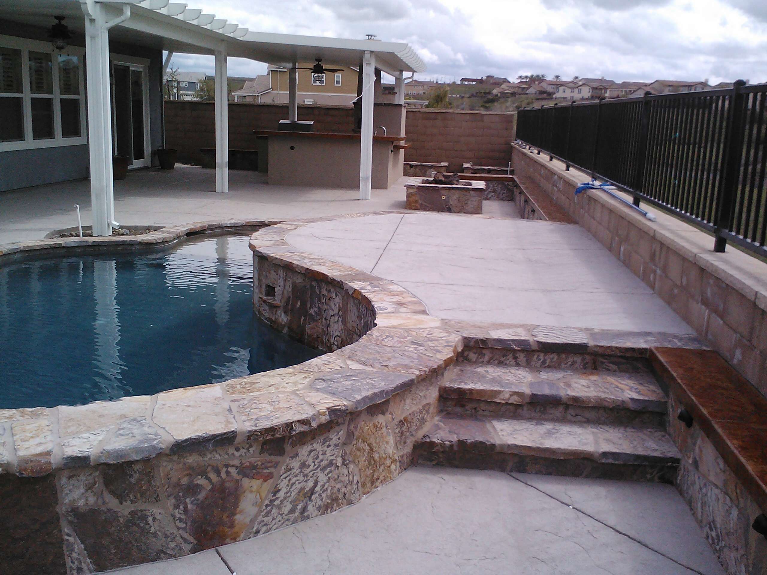 Complete backyard design and build. Rocklin, CA
