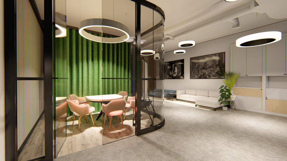 Концепция интерьеров офиса телекомпании НТВ