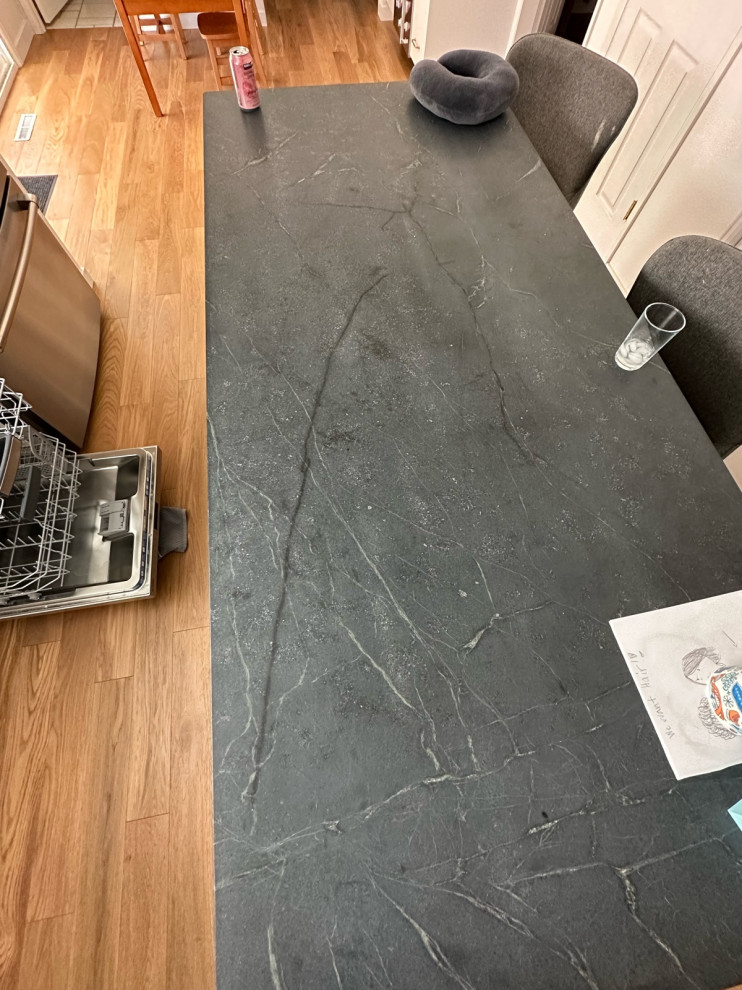 Crack in soapstone? Pic attached