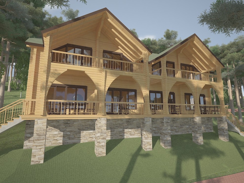 дома из бруса