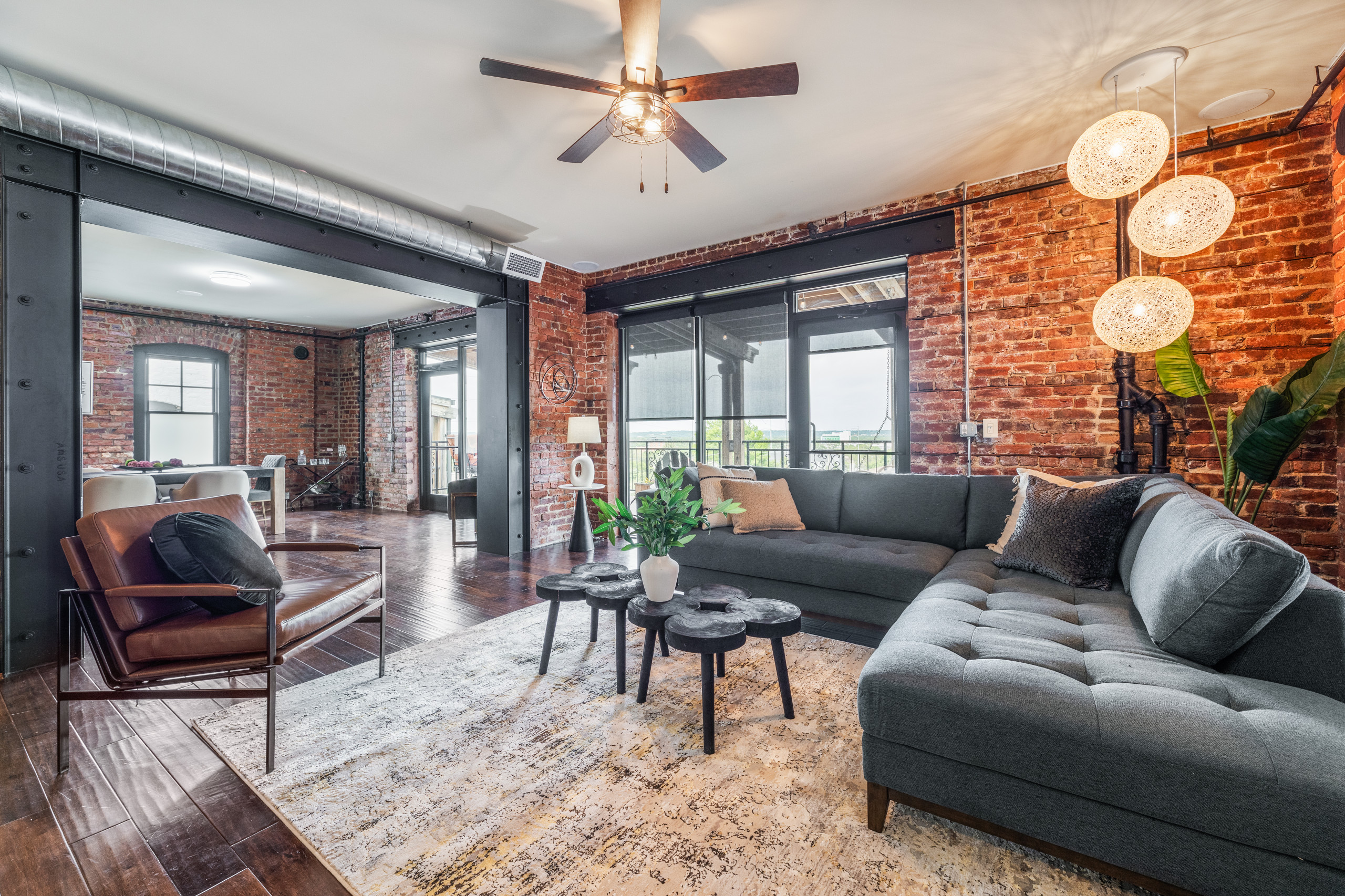 Downtown Industrial Condo Staging