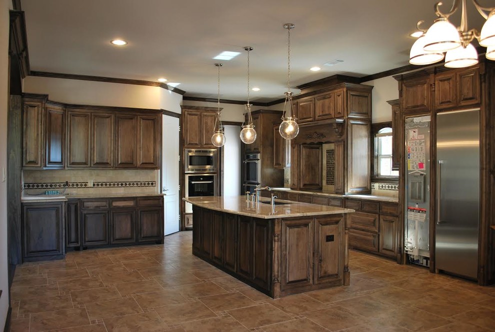 Transitional kitchen photo in Boston