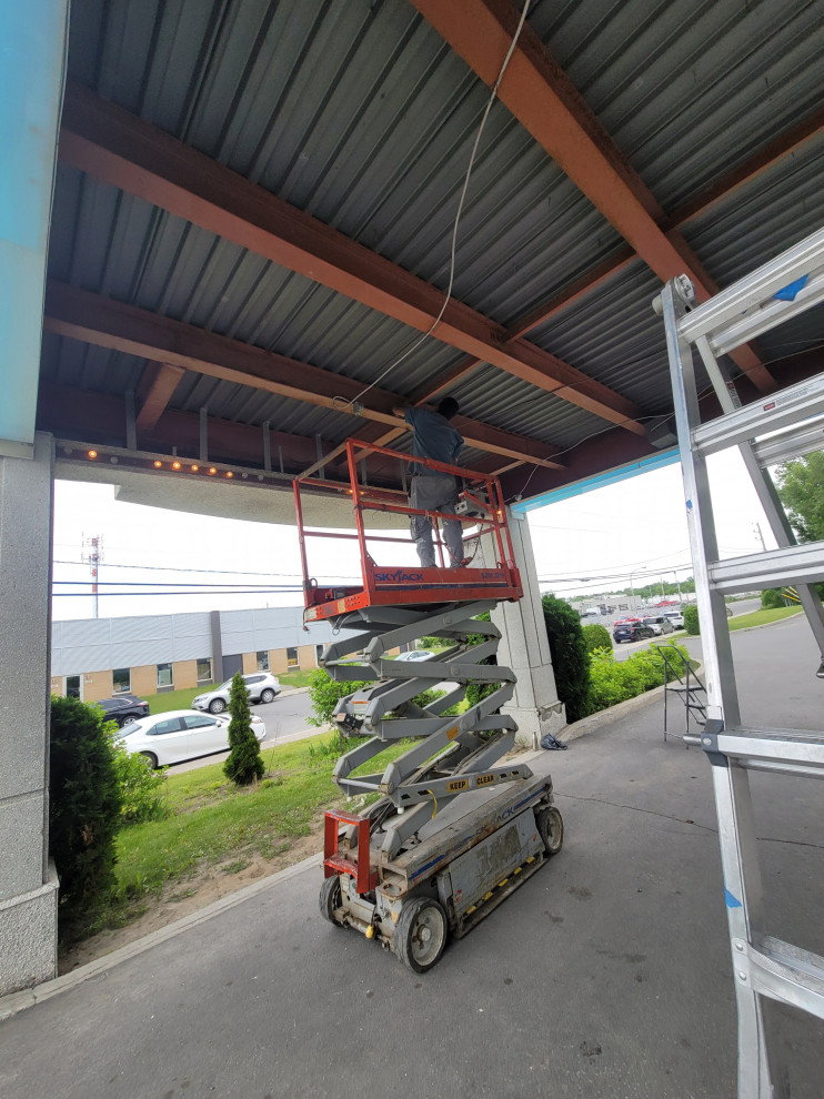 EXTERIOR PAINTING LE MONT BLANC HOTEL