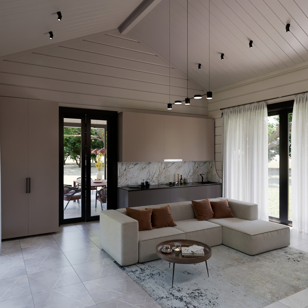 Уютная баня в современном исполнении