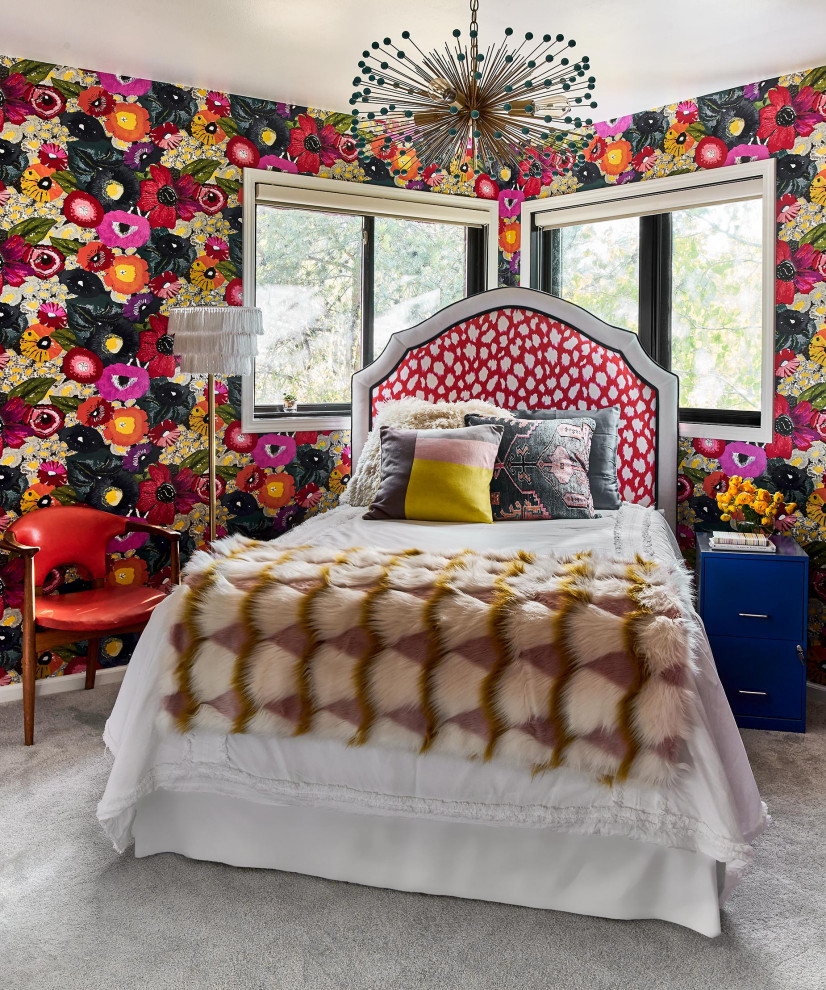 Inspiration for an eclectic bedroom remodel in Denver