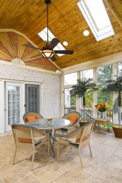 This is an example of a mediterranean deck in DC Metro.
