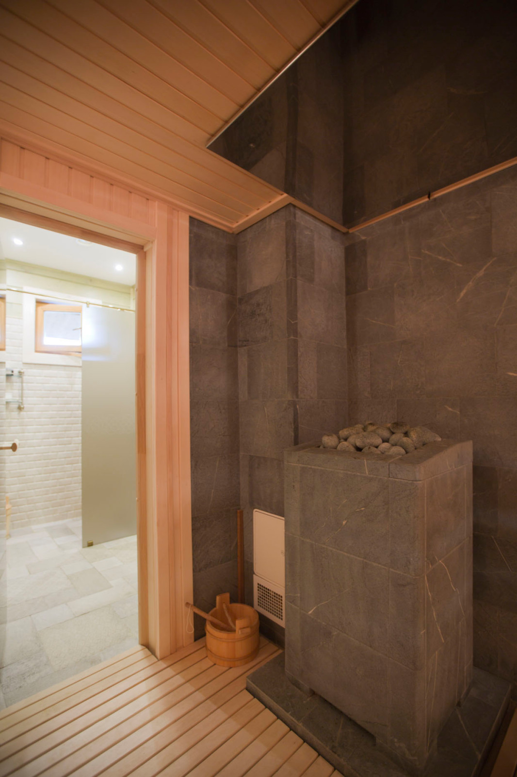 Интерьеры бани в провансе