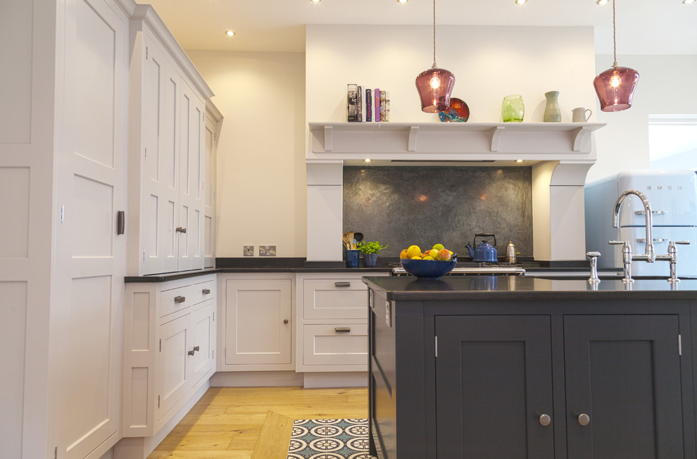 Design ideas for a traditional kitchen in Cheshire.