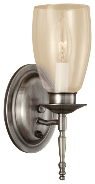 Legacy 1 Light Wall Sconce, Pewter