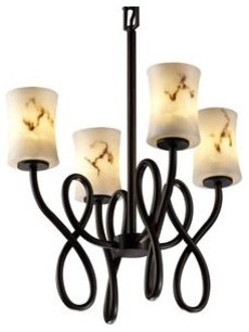LumenAria Capellini Hourglass Chandelier by Justice Design Group