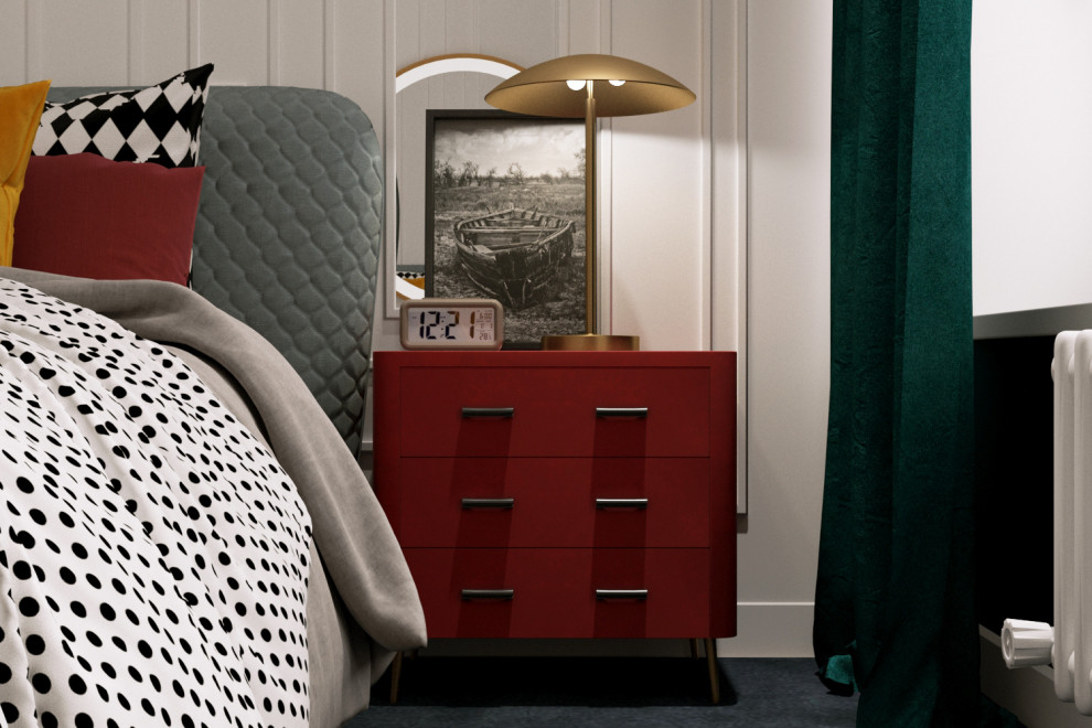 Спальня ЖК Родной город проект "Солнечное конфетти"