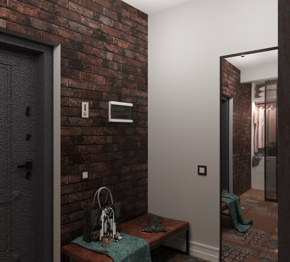 Кухня-гостиная в стиле лофт