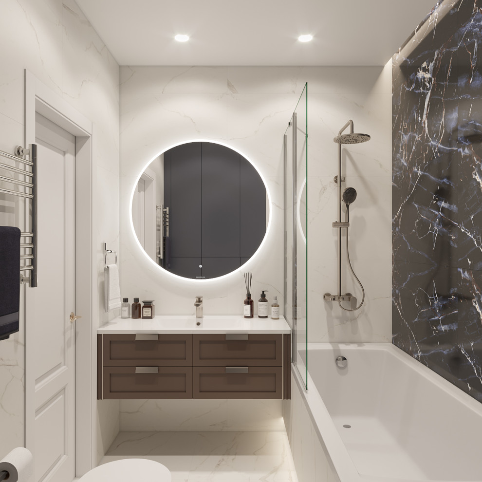 Светлая квартира в стиле неоклассика