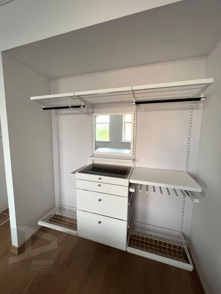 ГАРДЕРОБНАЯ В БЕЛОМ  ЦВЕТЕ