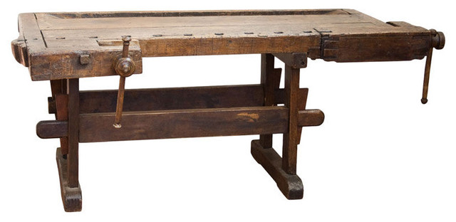 Very Large Antique French Work Bench - calgary - by 