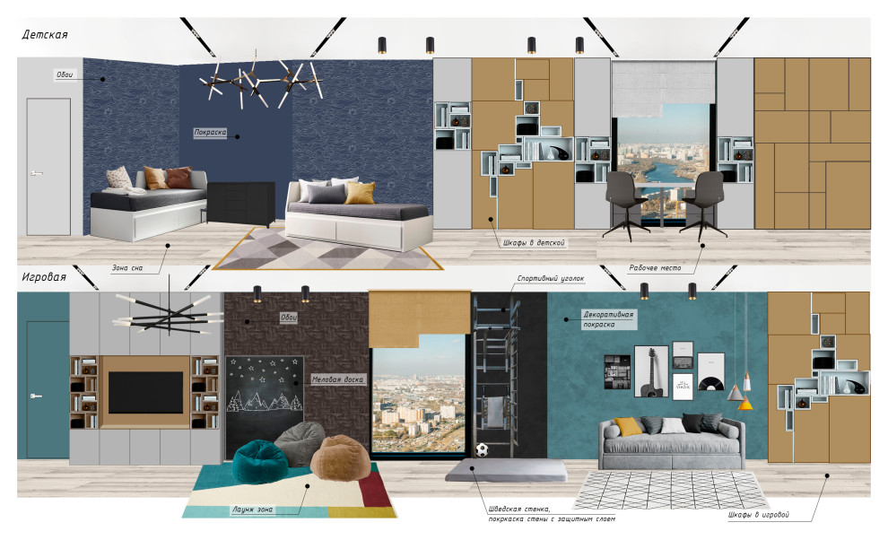 Коллажи к проекту ЖК ЗилАрт