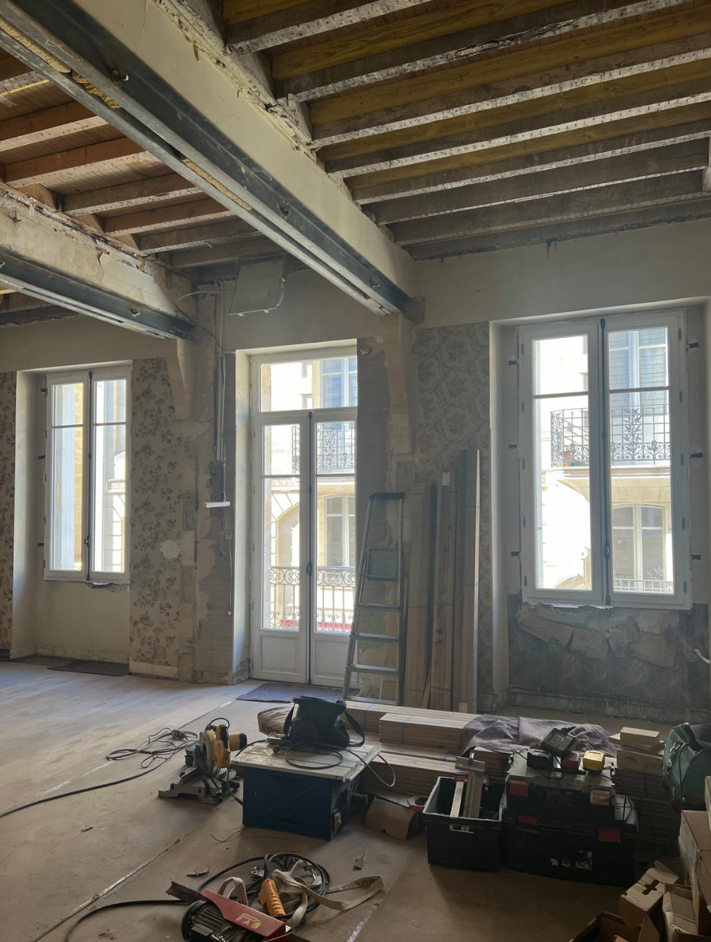 Projet Saint-Michel - Rénovation complète d'une maison de ville