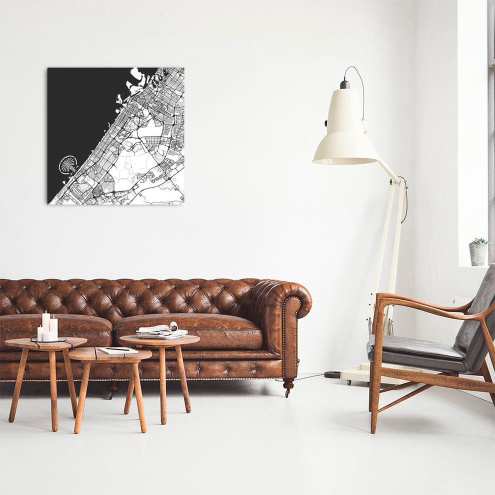 Карты в интерьере