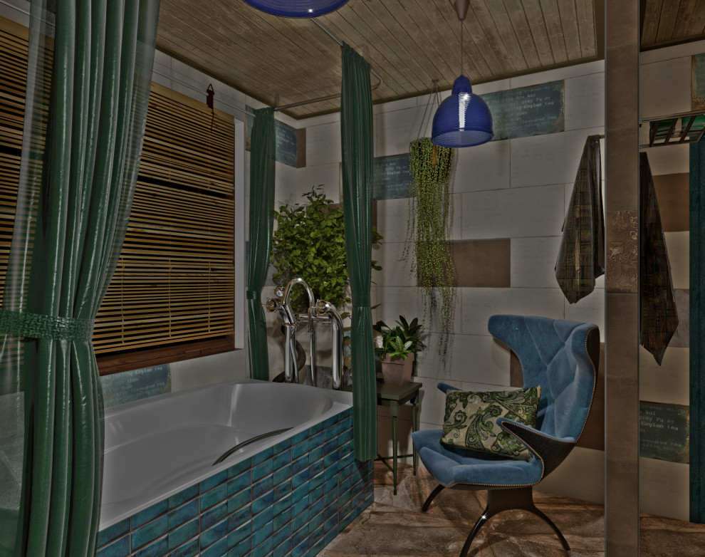 Зеленая ванная