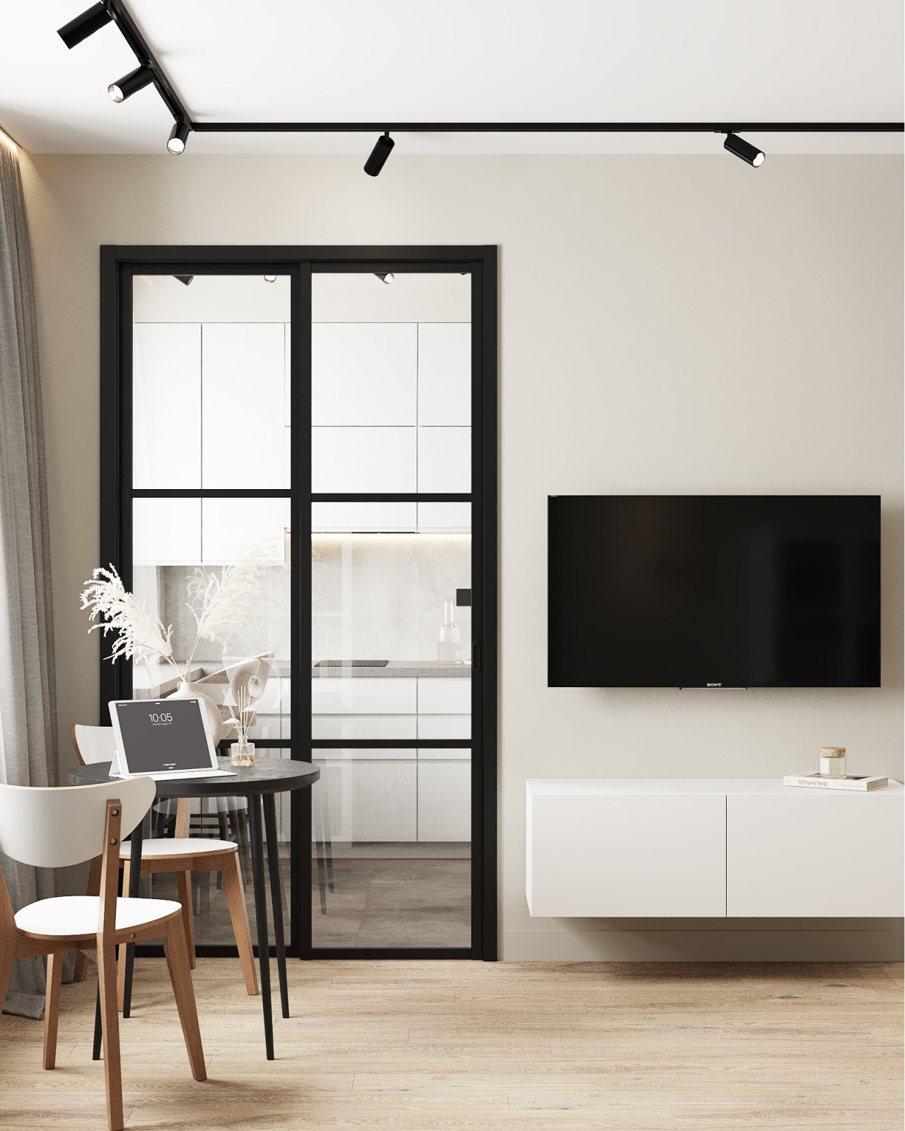 Интерьер однокомнатной квартиры под сдачу