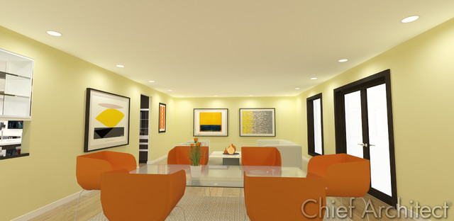 FIVE-12 DINING Room transitional-rendering