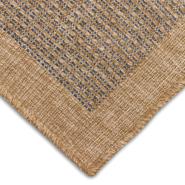 Sahara Texture Border Indoor/Outdoor Rug, 6'6