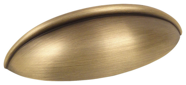 Cosmas 1399BAB Brushed Antique Brass 2-1/2” CTC (64mm) Cabinet Cup Pull