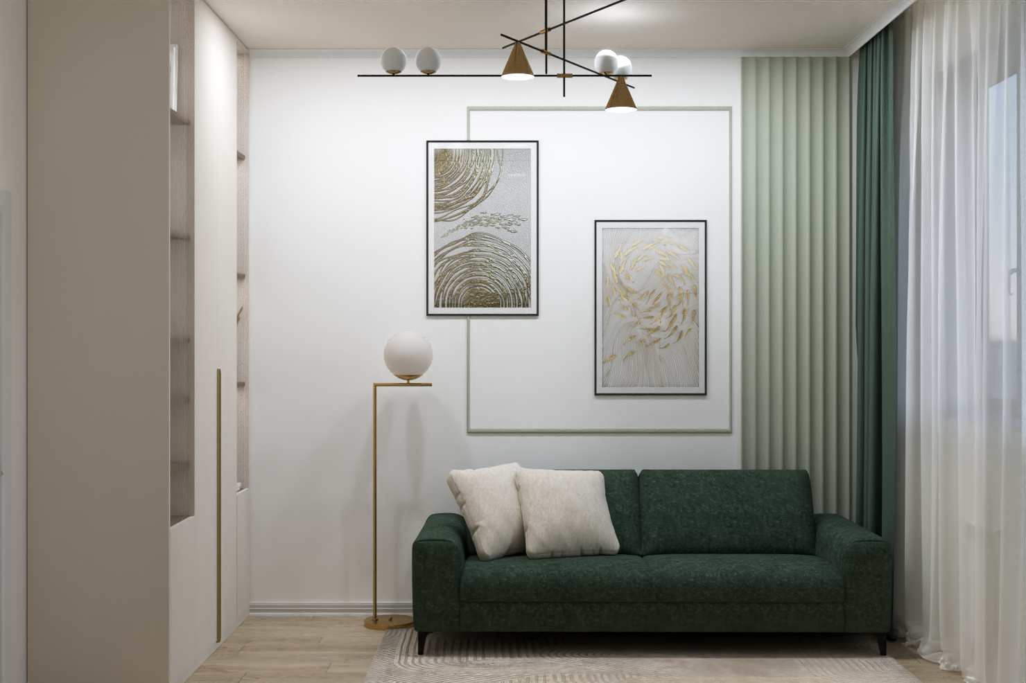 Трёхкомнатная квартира в Москве