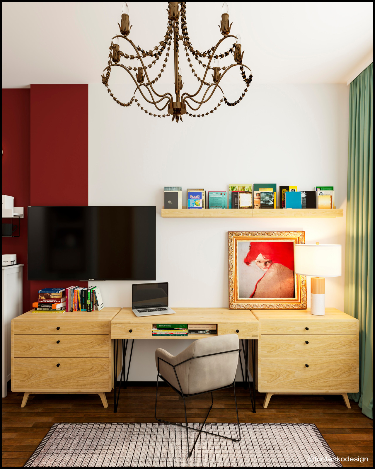 Дизайн маленькой квартиры студии 21 м2 в ЖК "Символ"