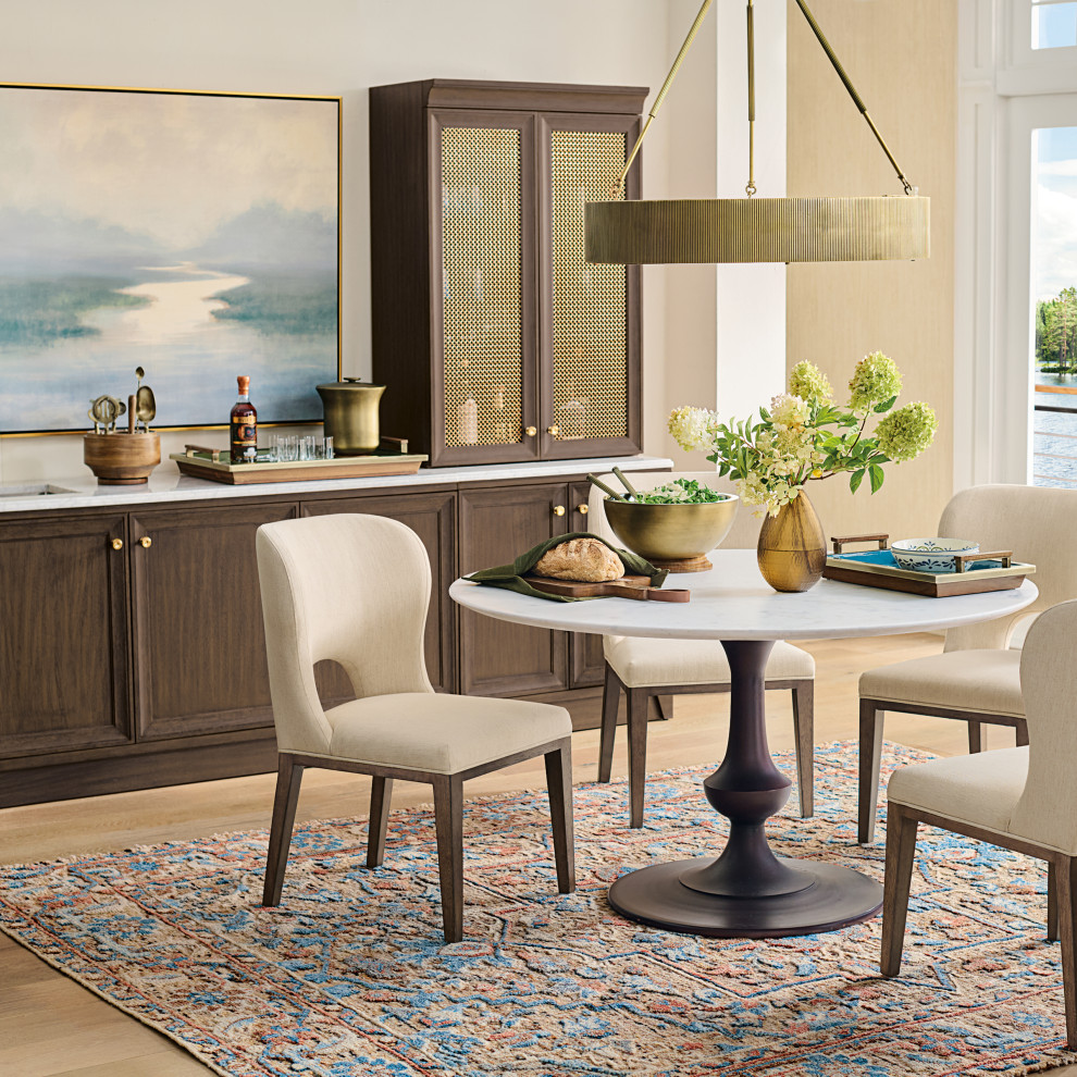 Dining room - transitional dining room idea