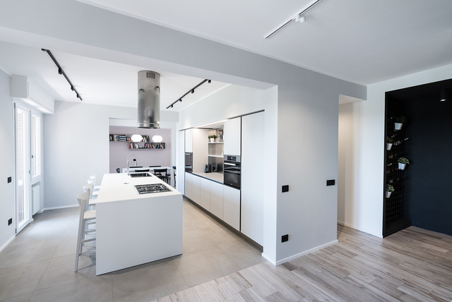 Hanging Apartment | 130 mq contemporary-kitchen
