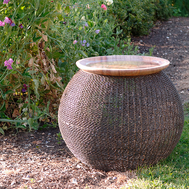 Foras Jay Birdbath/Feeder Contemporary Bird Baths by John Lewis